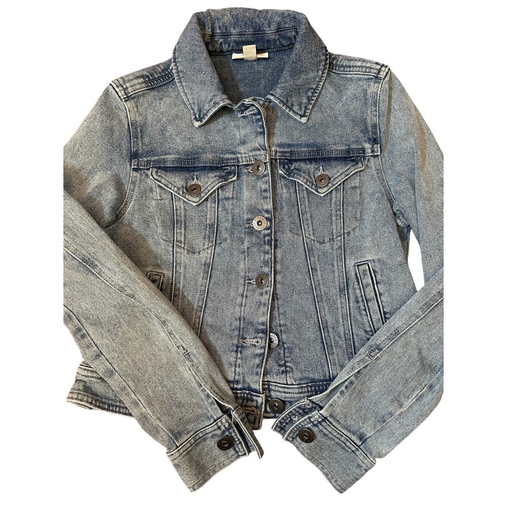 Cropped Denim Jacket - image 1